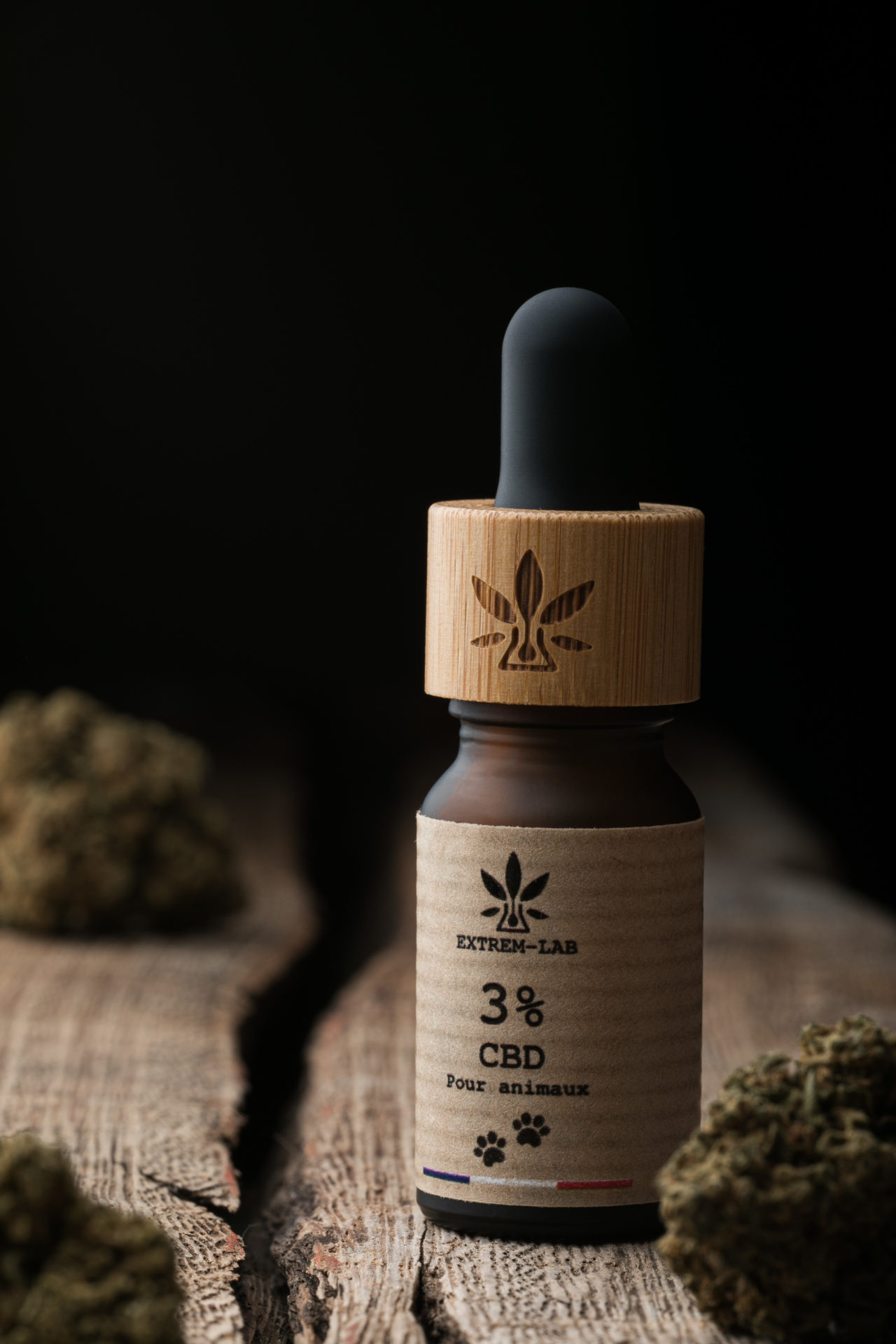 CBD pour animaux 3% broad spectrum 🐶 à l'huile de foie de morue