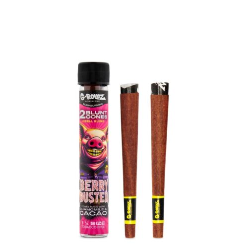 Cônes pré-roulés terpènes “Berry Busted” – G-Rollz x Cheech & Chong