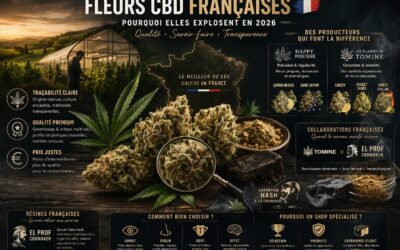 🇫🇷 Fleurs CBD françaises : pourquoi elles explosent (et lesquelles choisir en 2026)